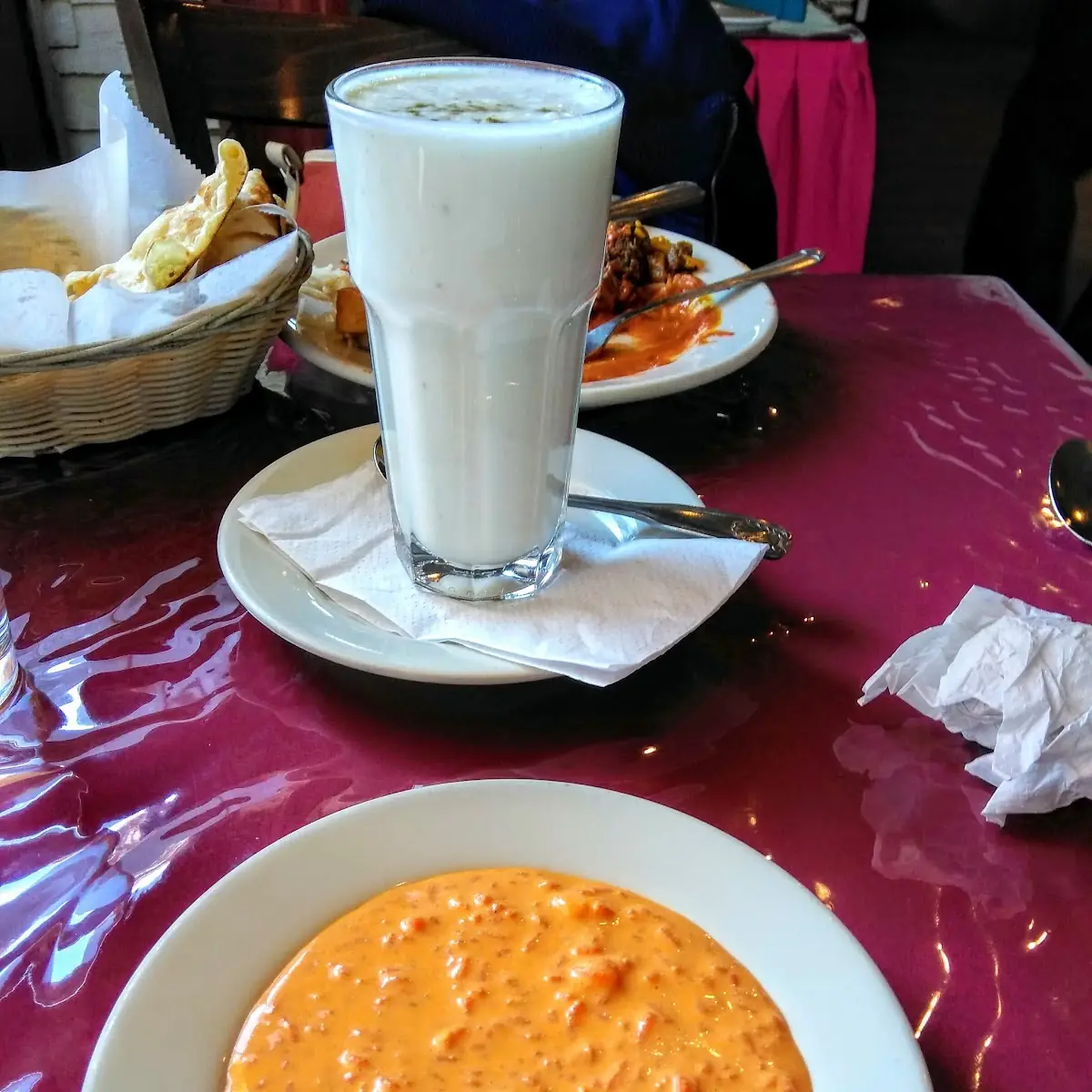 Rice Pudding and Sweet Lassi