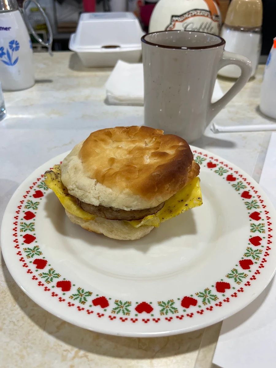 Bacon Egg and Cheese on Bun or Biscuit