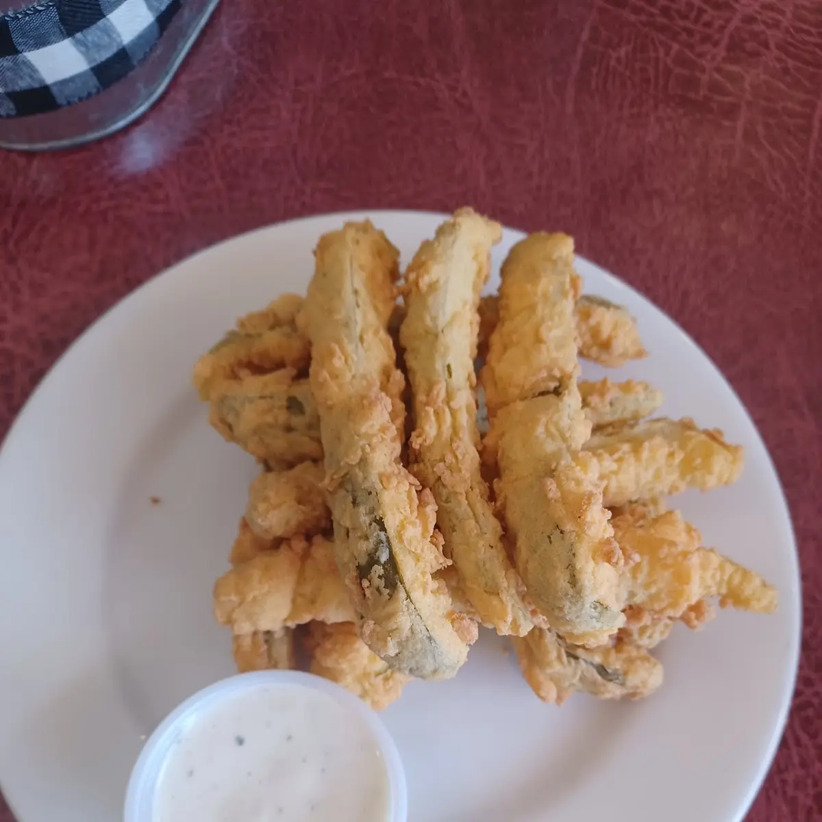 Deep Fried Garlic Dill Pickles
