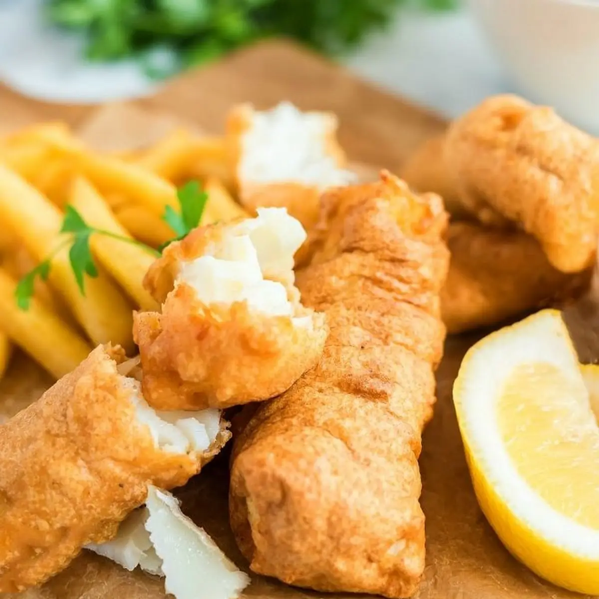 Ale Battered Fish & Chips