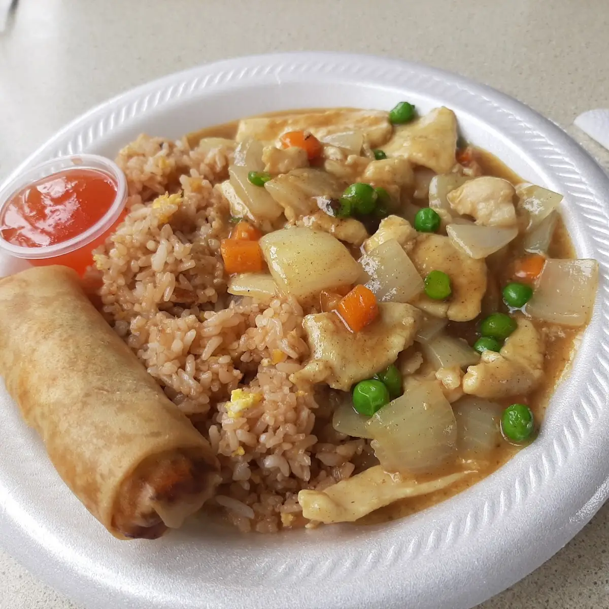 Curry Chicken Lunch Special