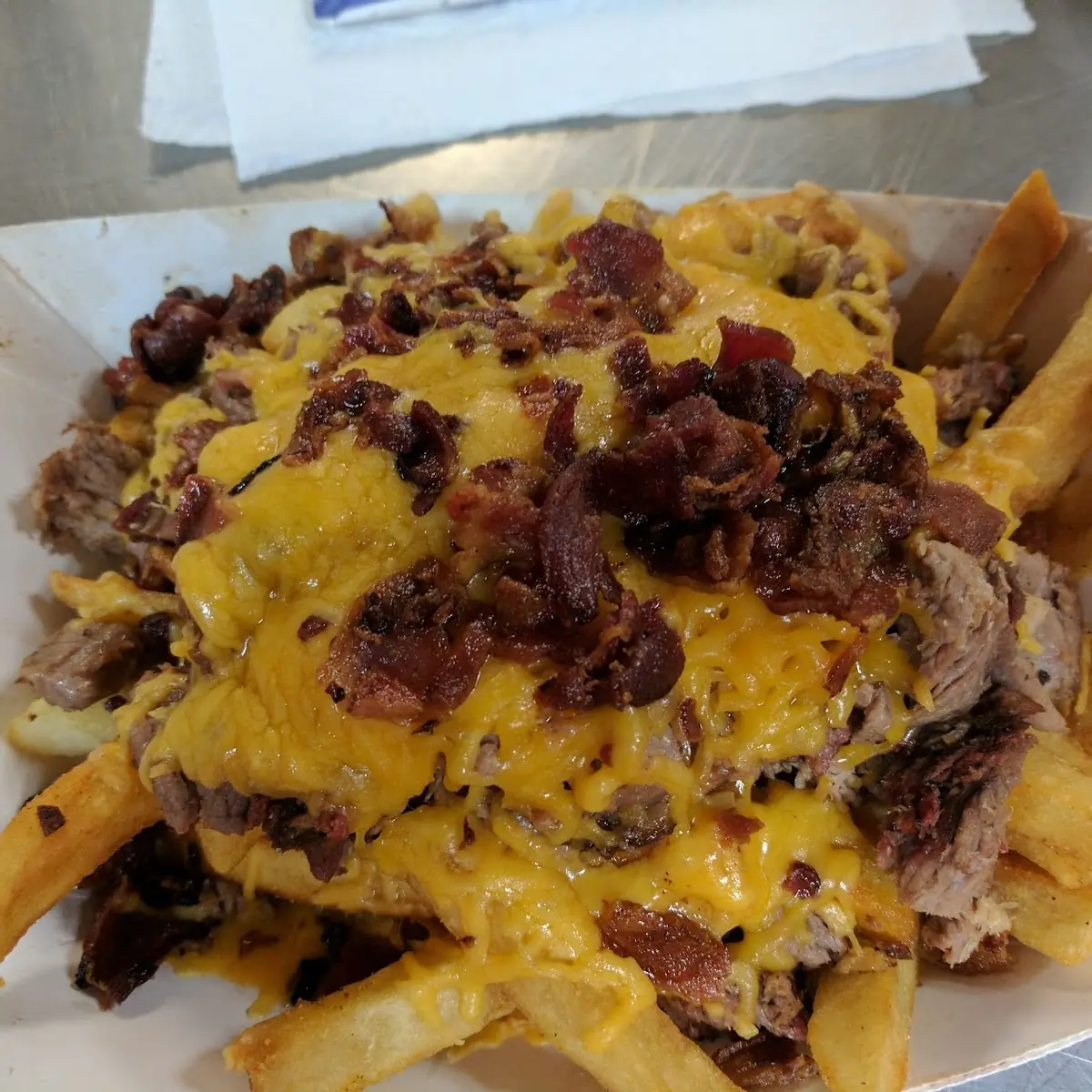Loaded Fries with Brisket