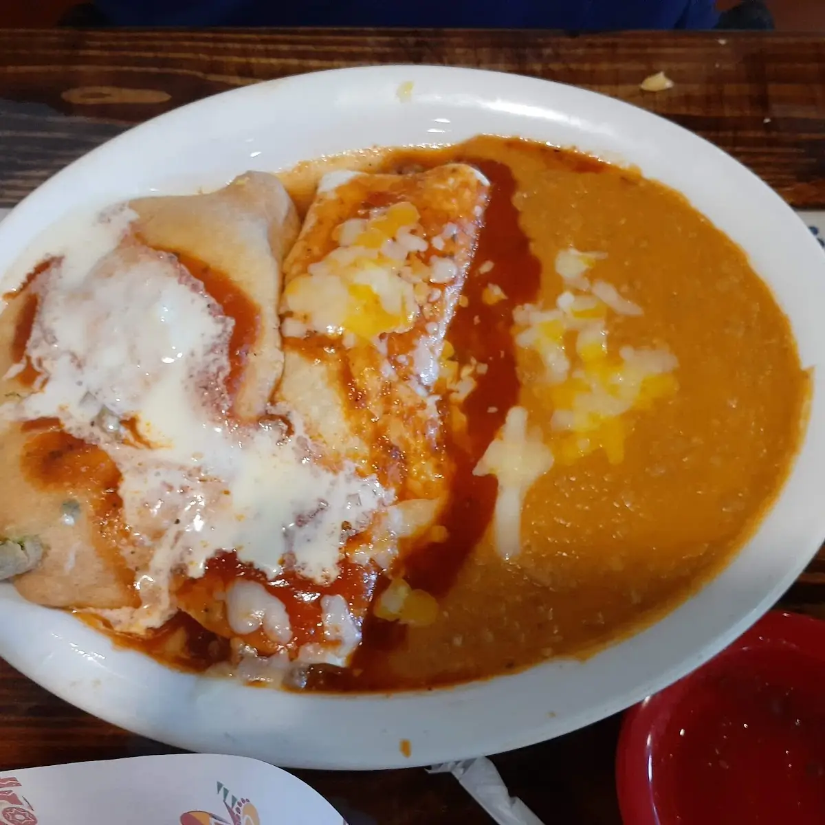Chile Relleno Beef Taco Beef Burrito Combo Plate E