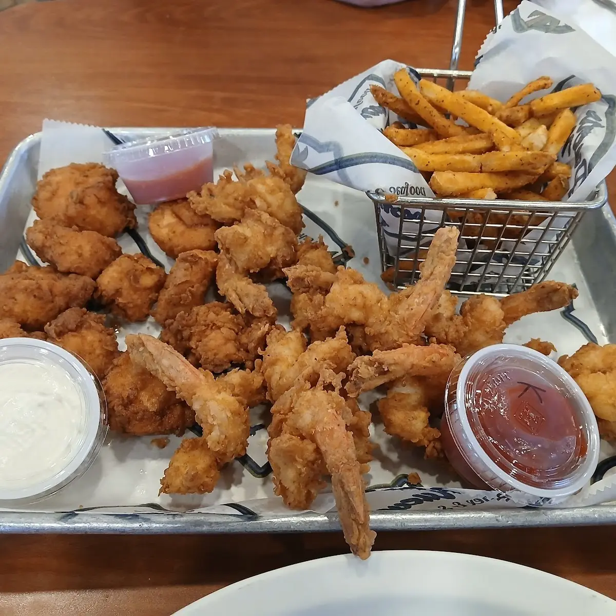 Fried Shrimp & Scallops with FF