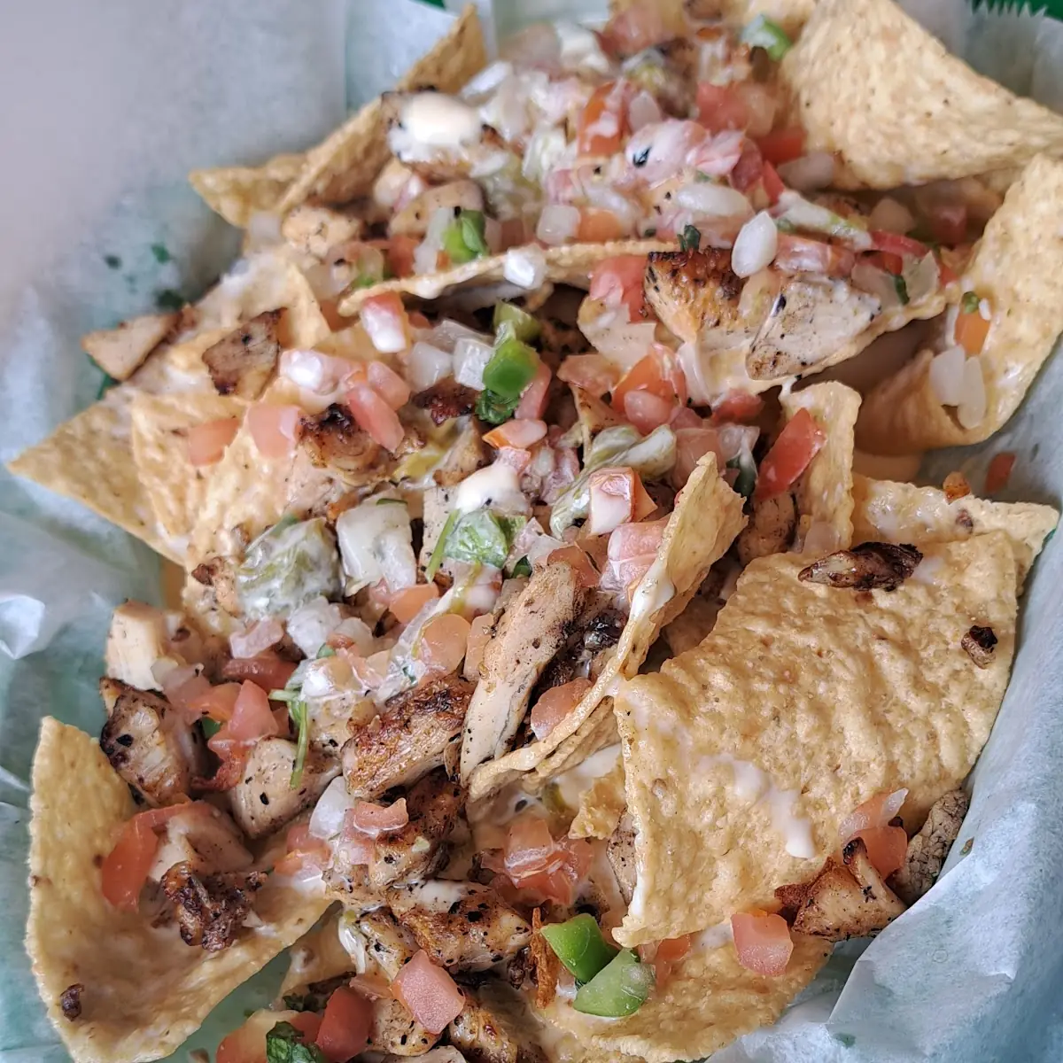 Grilled Chicken Nachos