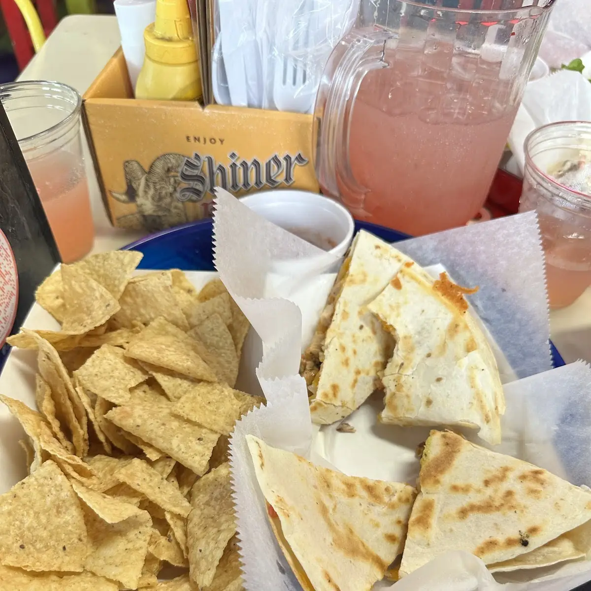 Shrimp Tacos and Chips