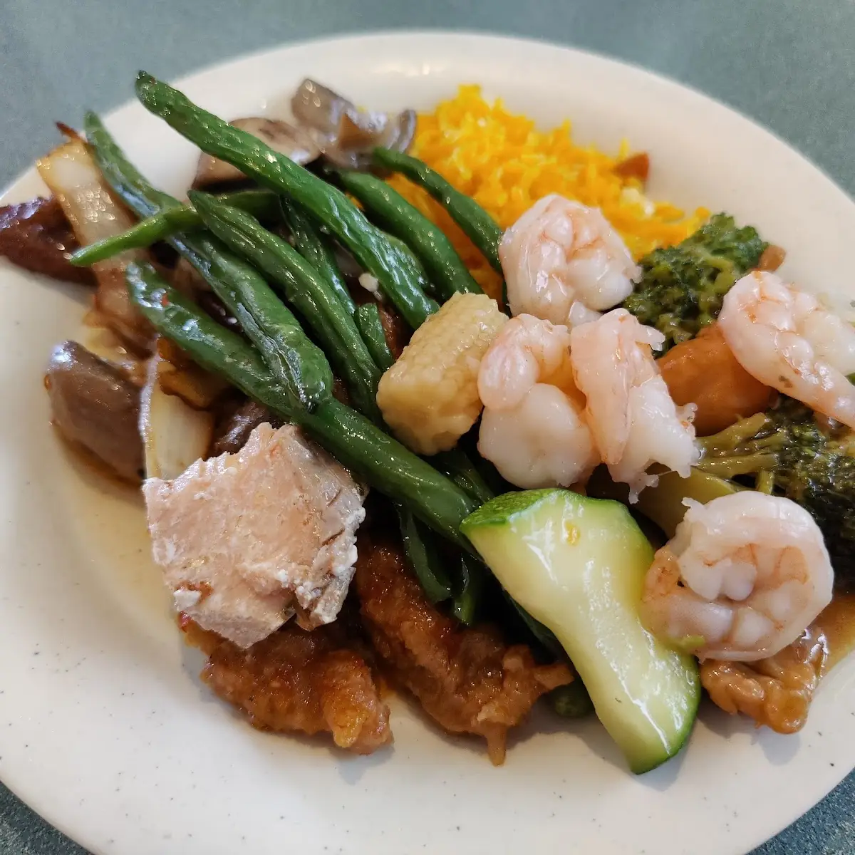 Green Beans and Rice