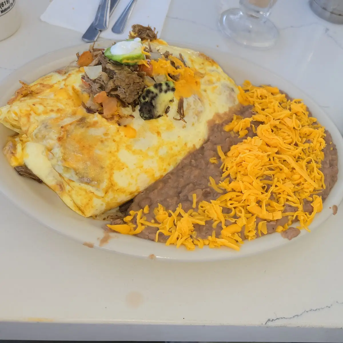 All American Cheese Omelette