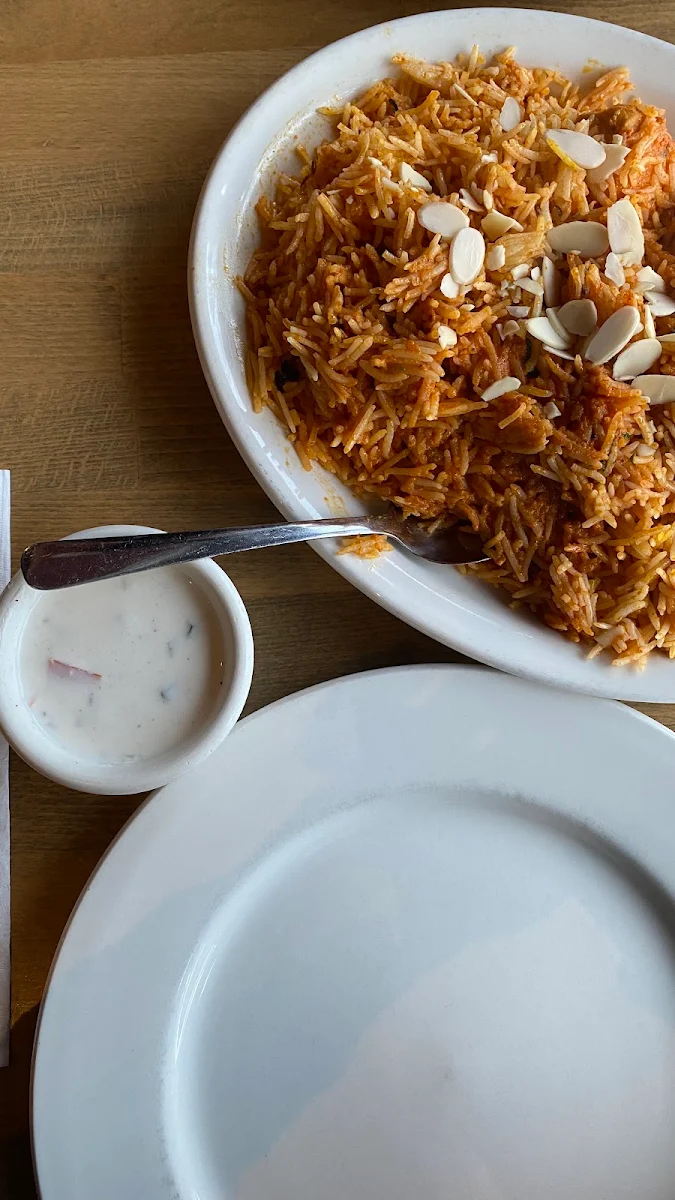 Chicken Biryani, Spice Hut Indian Cuisine.