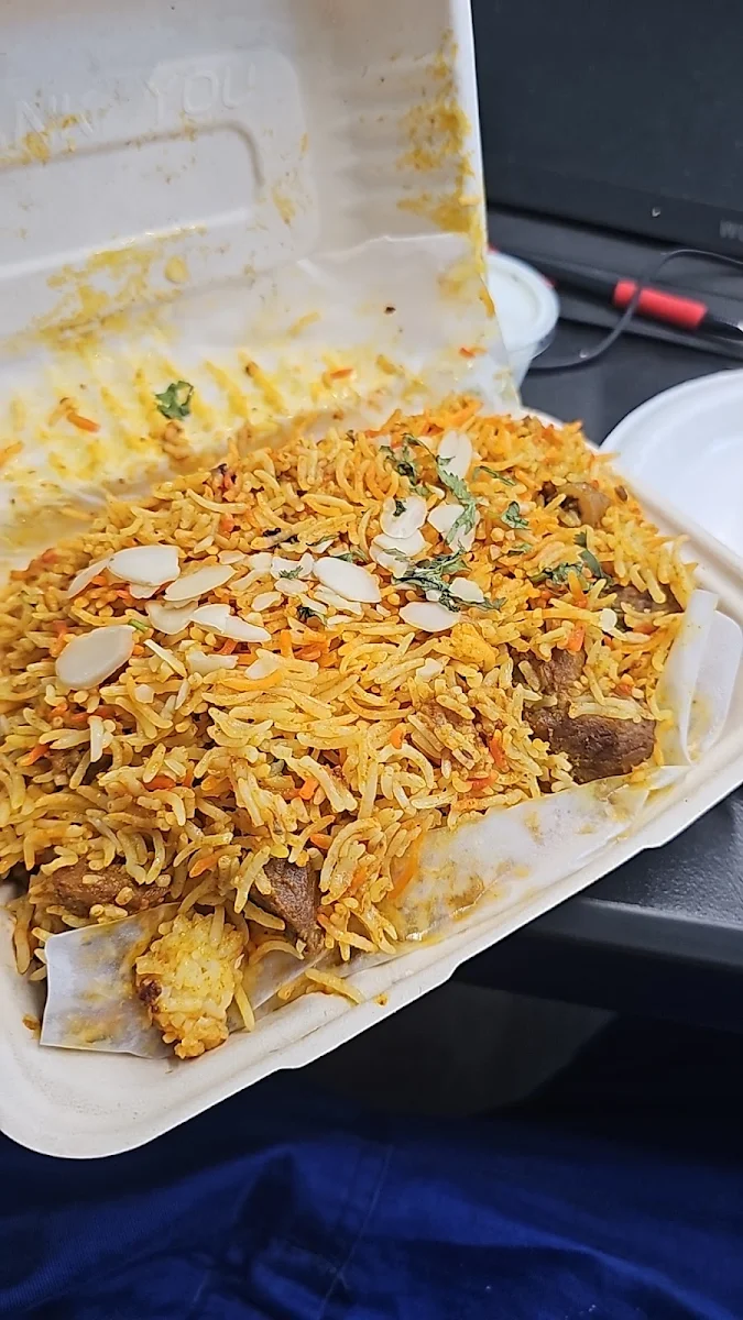 Goat Biryani, Spice Hut Indian Cuisine.