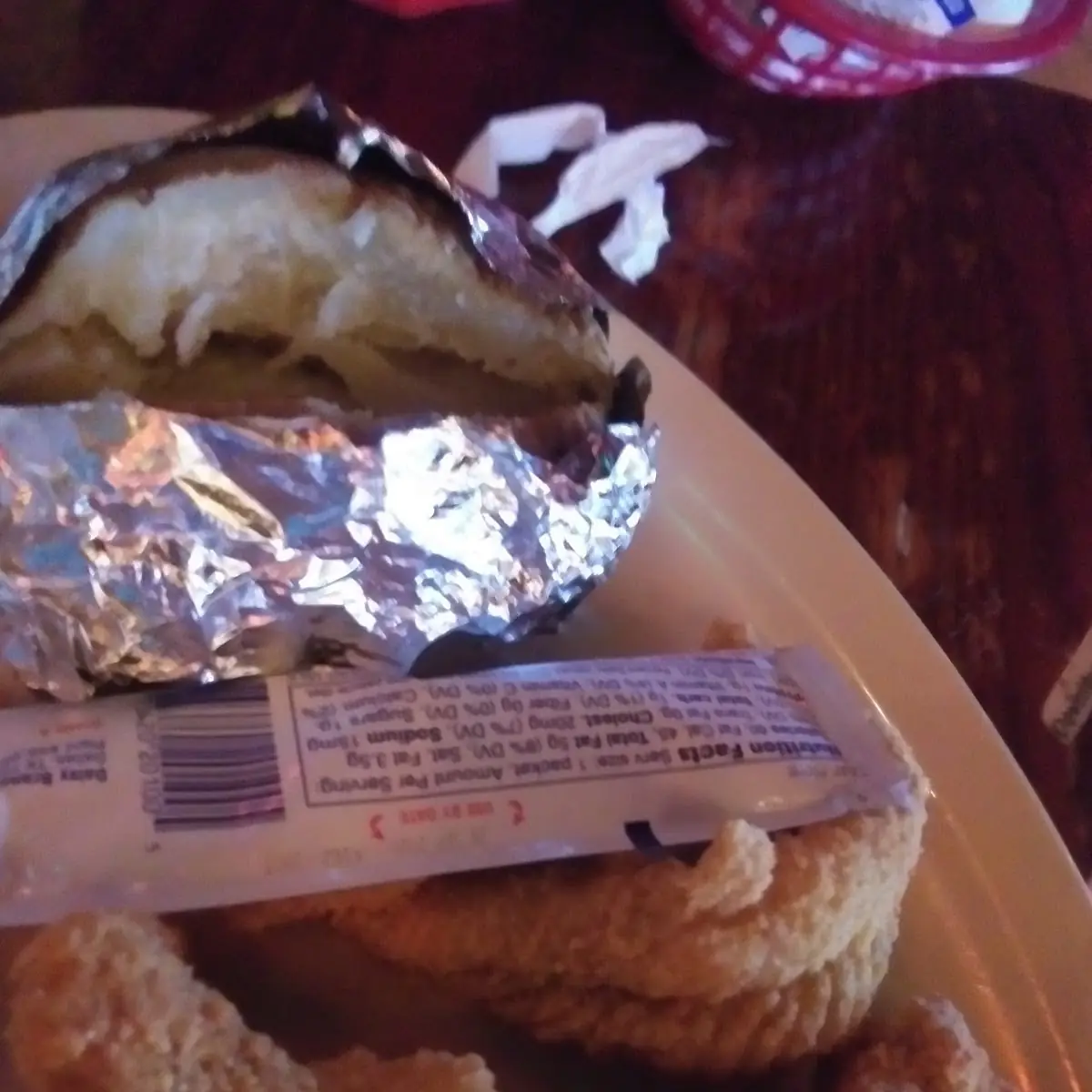 Fish w Baked Potato