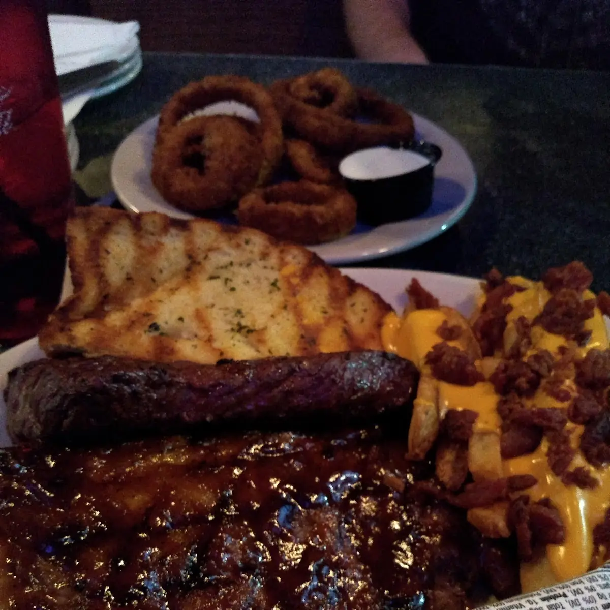 Ribs and Loaded Fries