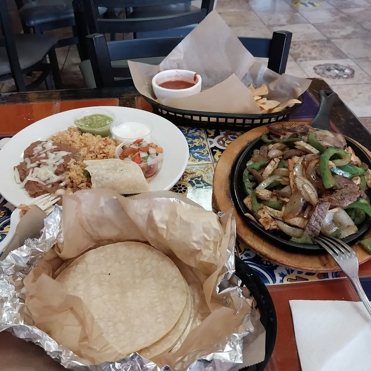 Chicken Beef Fajitas