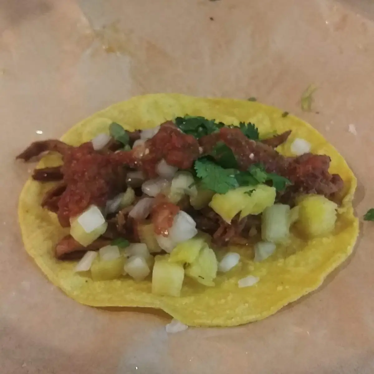 Bistek Ranchero Taco