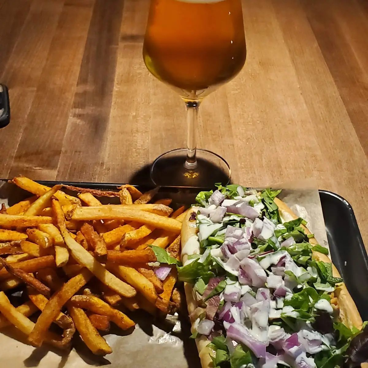 Chicken Bacon Ranch with Cajun Fries
