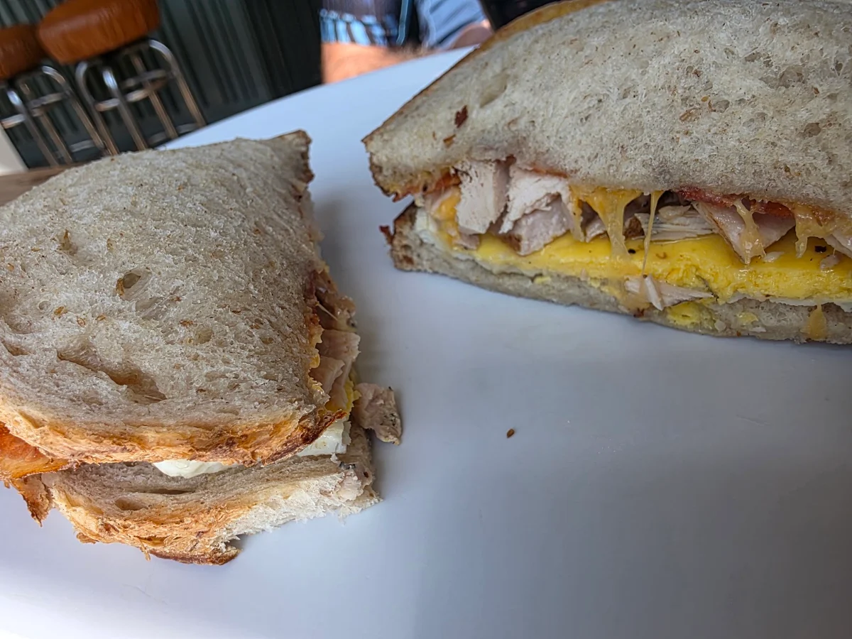 Sourdough Chicken Egg Cheese