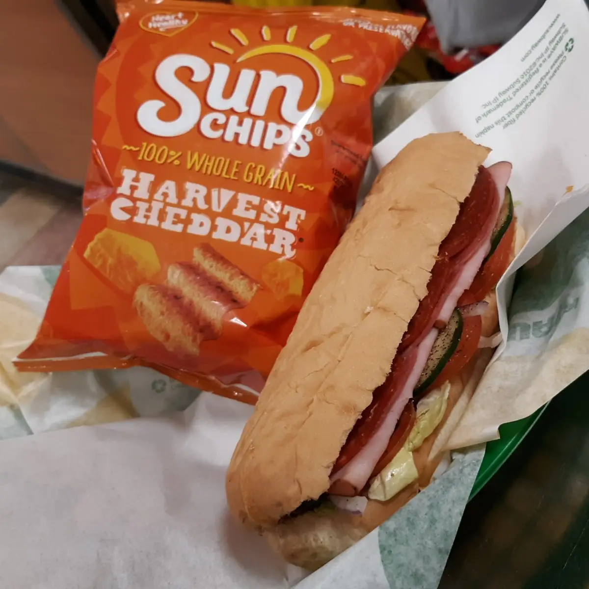 Sunchips Harvest Cheddar