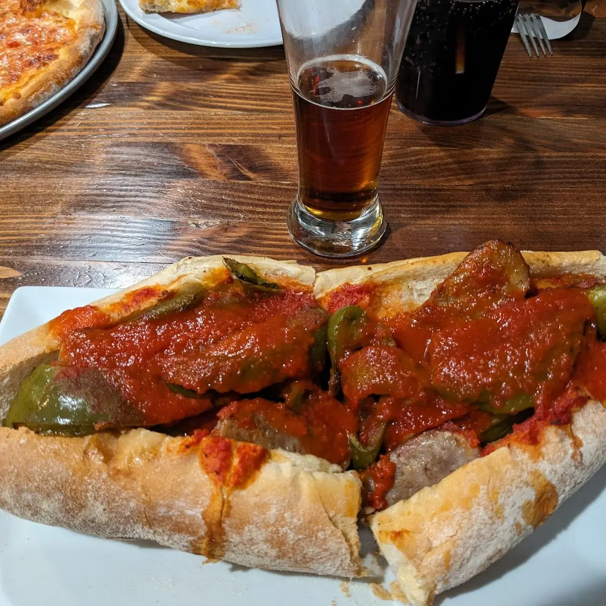 Sausage & Peppers Hero