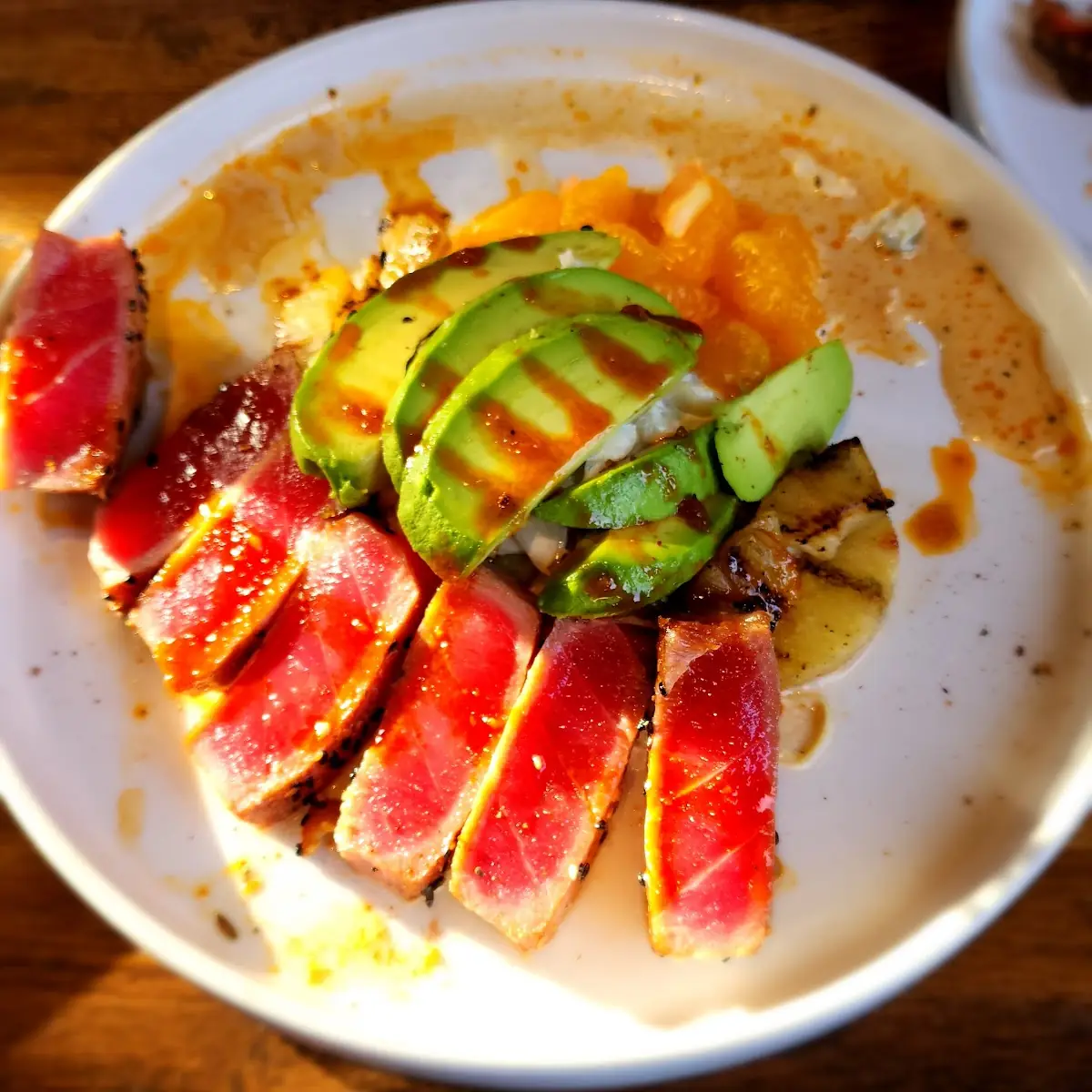 Seared Tuna with Avocado