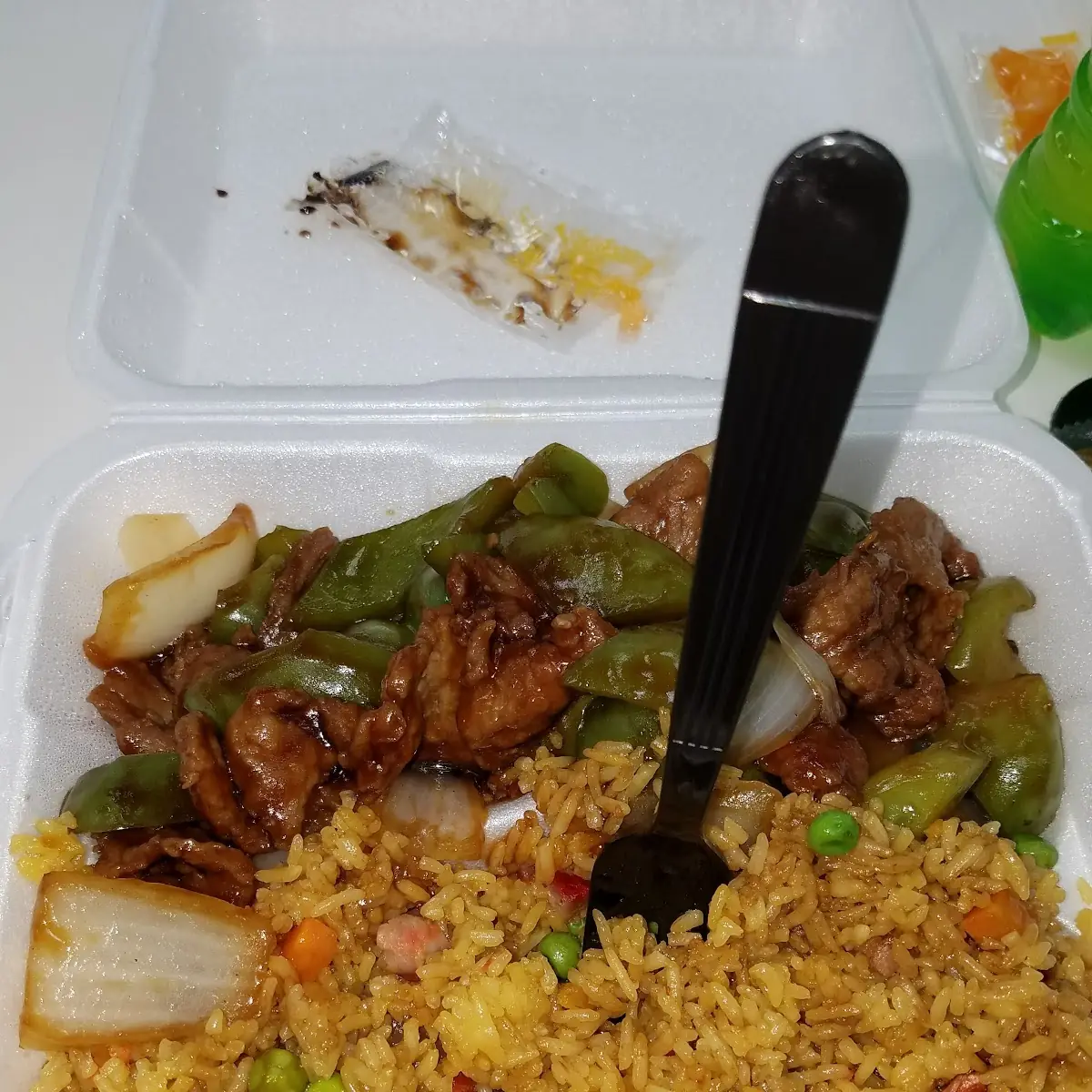 Pepper Steak Pork Fried Rice