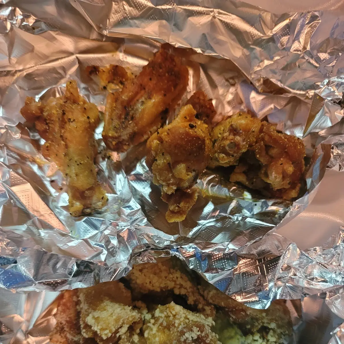 Lemon Pepper and Garlic Parmesan Wings