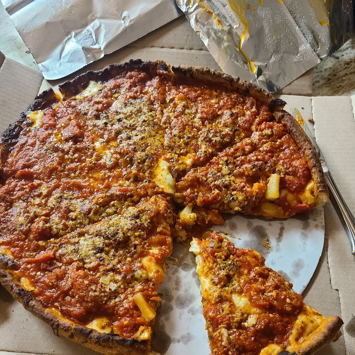 Chicago Style Deep Dish Pizza