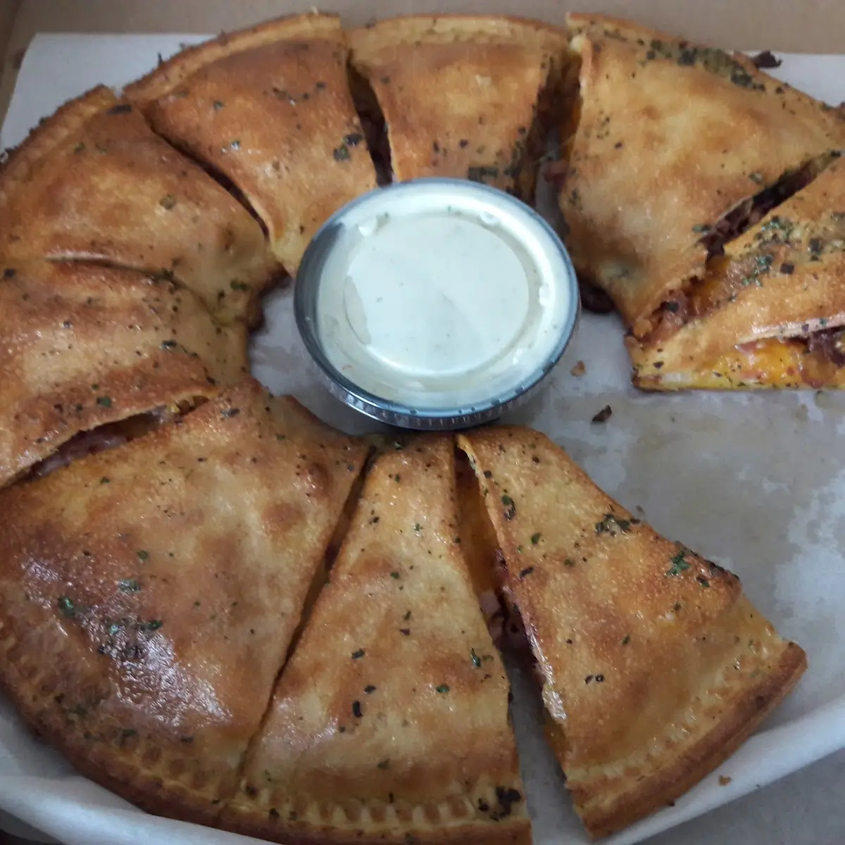 Calzone Ham Bacon Cheddar