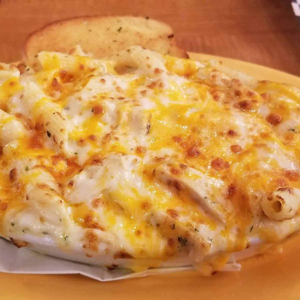 Three Cheese Pasta Bake with Grilled Chicken