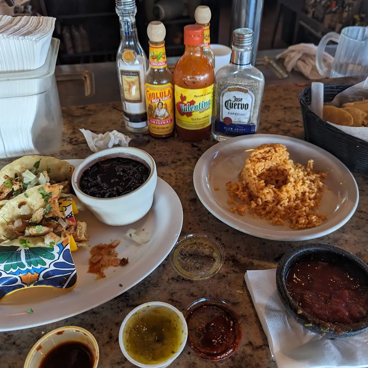 Street Tacos Side Black Beans and Rice