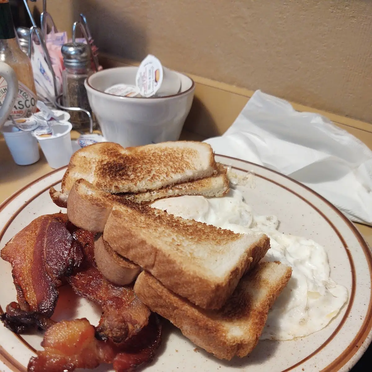 Eggs Bacon and Toast