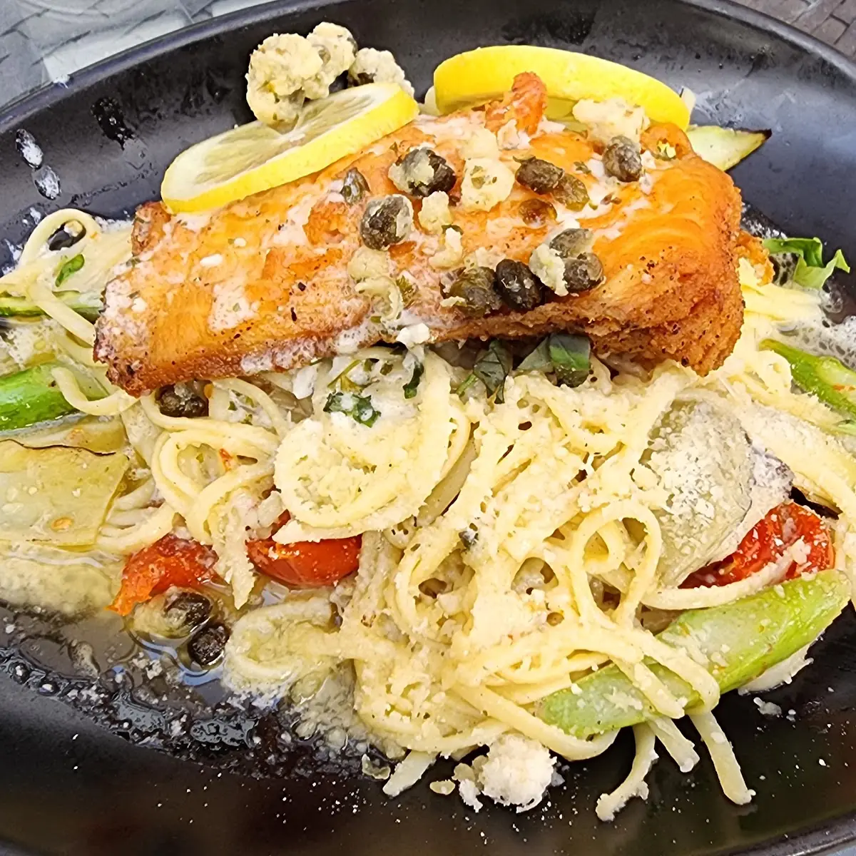 Salmon Piccata