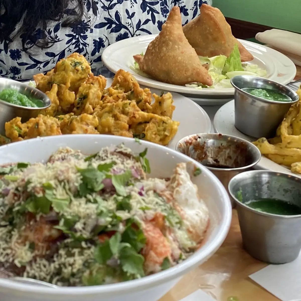 Samosa Chaat Paprika Chaat
