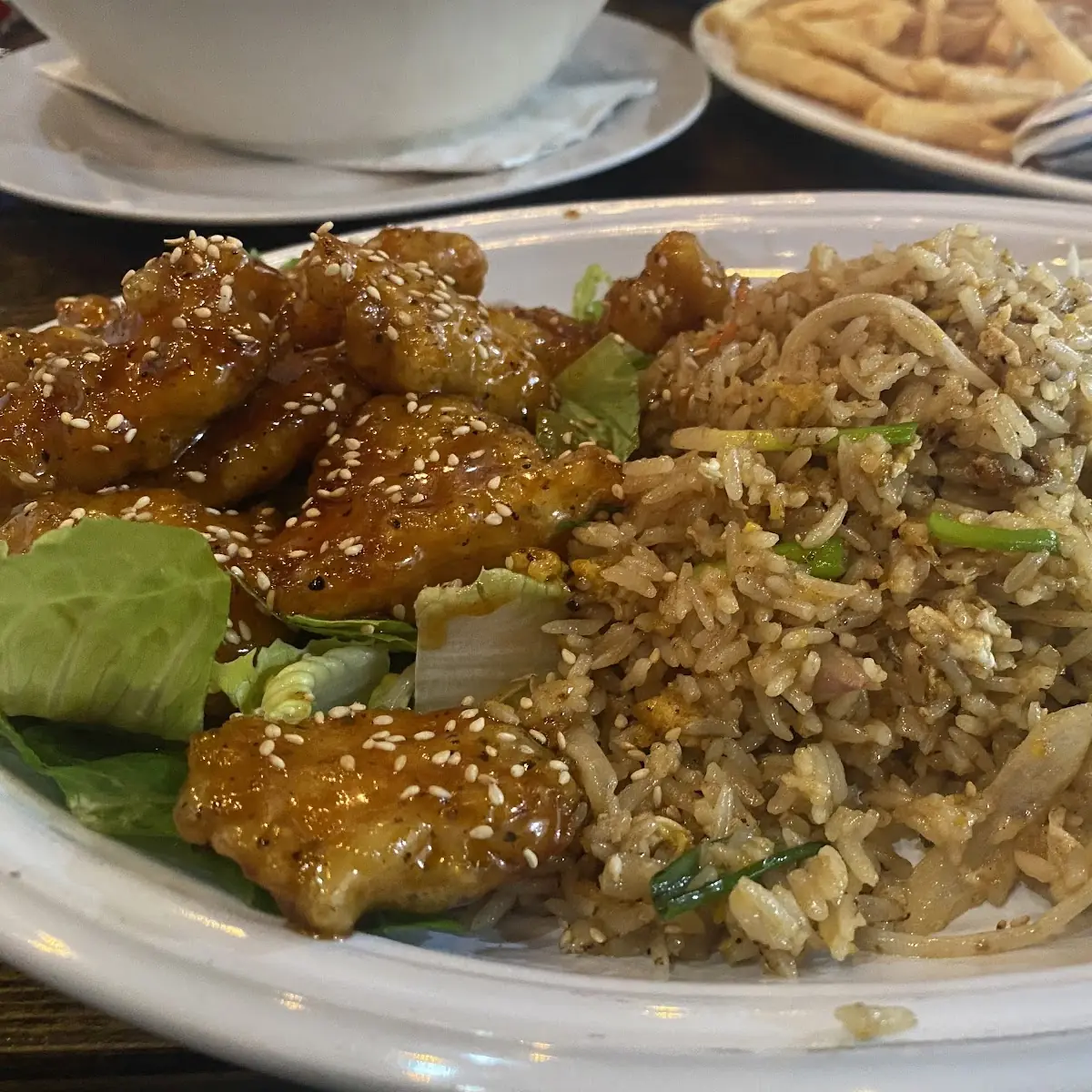 Chicken Bites with Fries