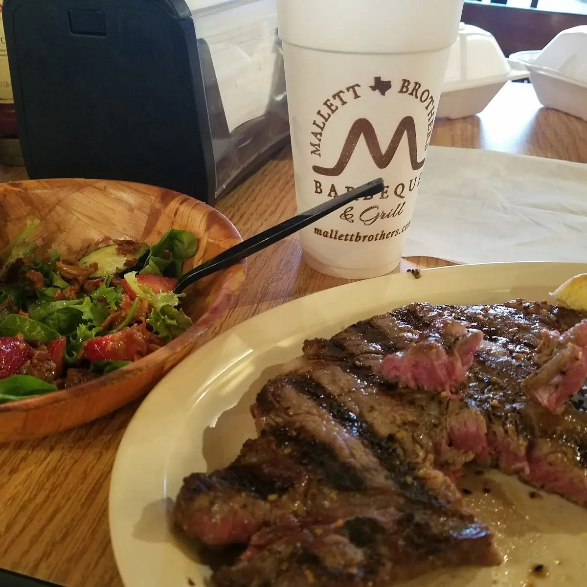 Ribeye Steak with Salad Bar