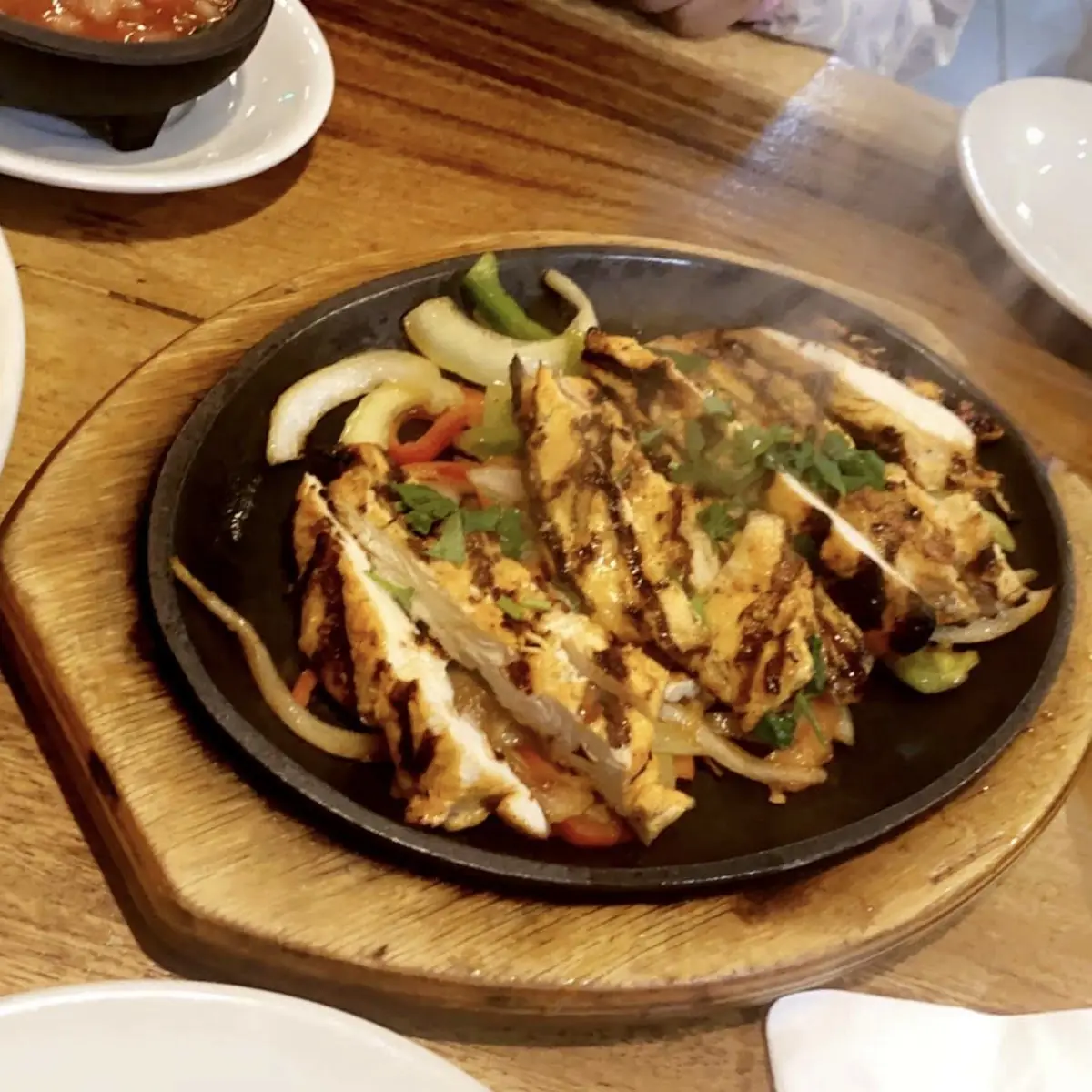 Grilled Chicken Fajitas