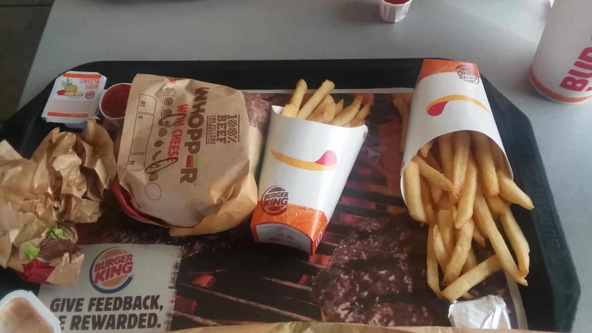Whopper with Only Ketchup Two Medium Fries