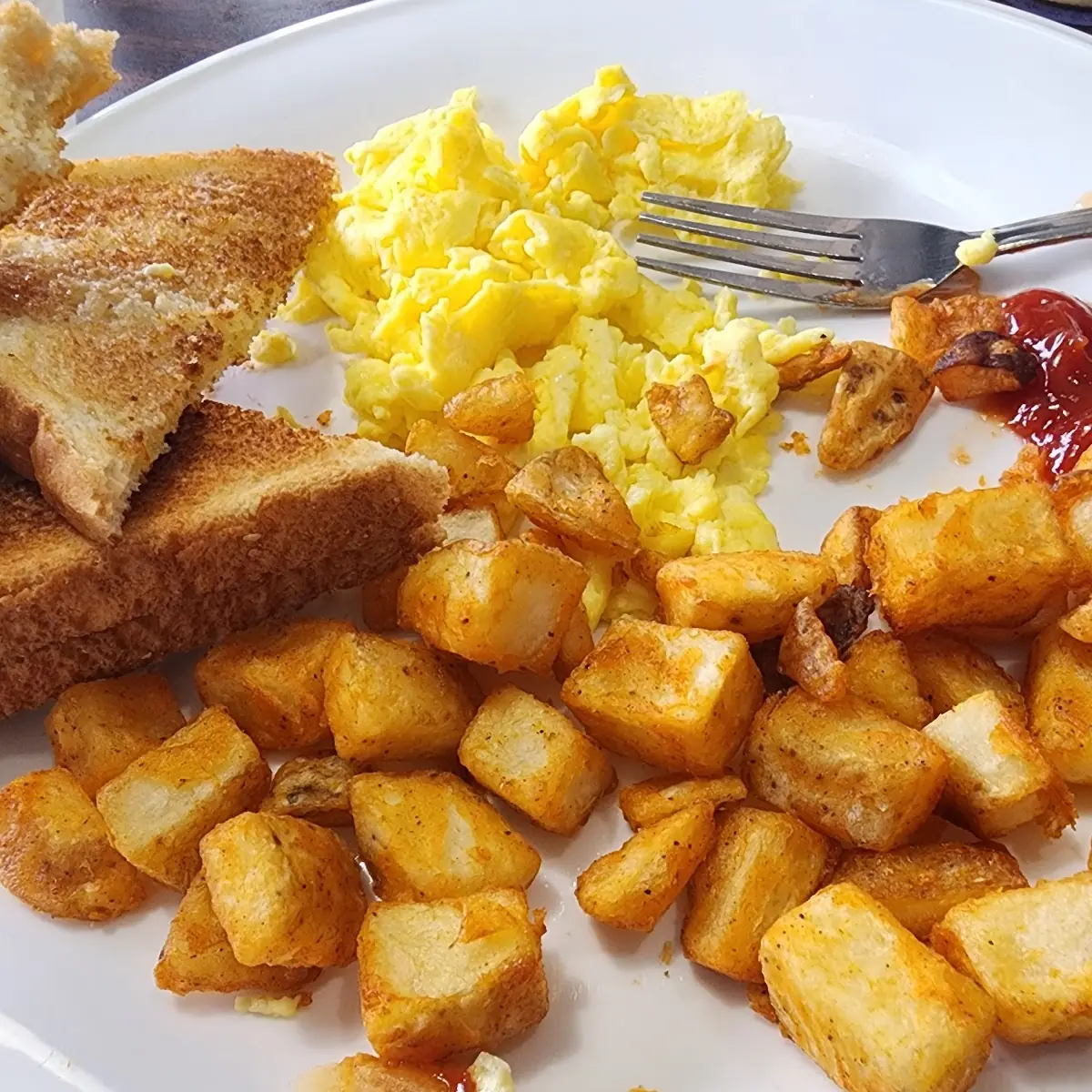 Home Fries & Scrambled Eggs