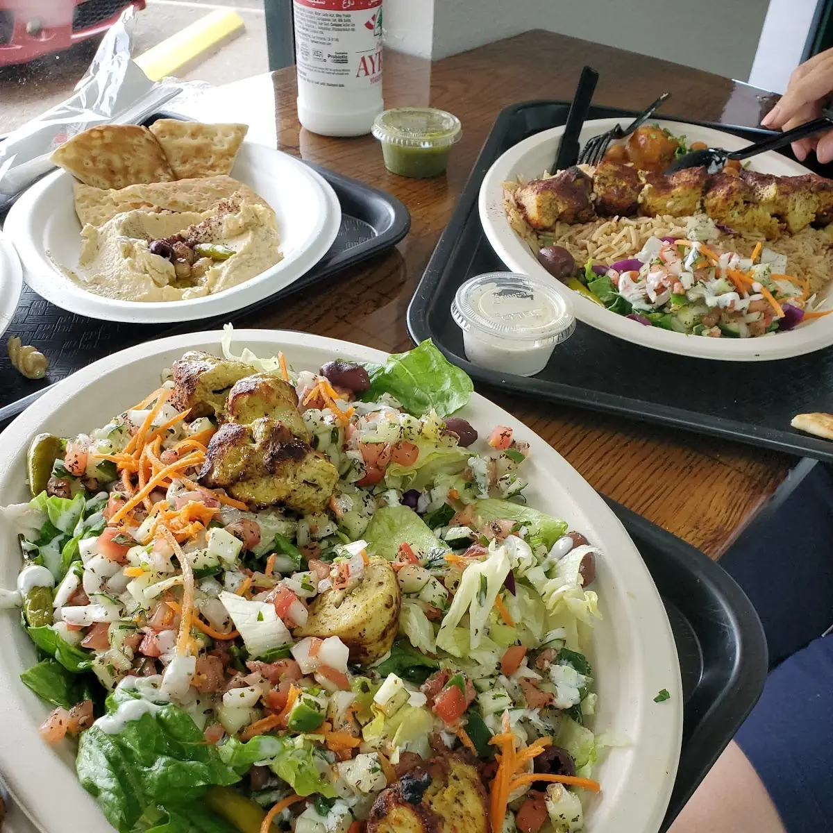 Chicken Kabob Salad