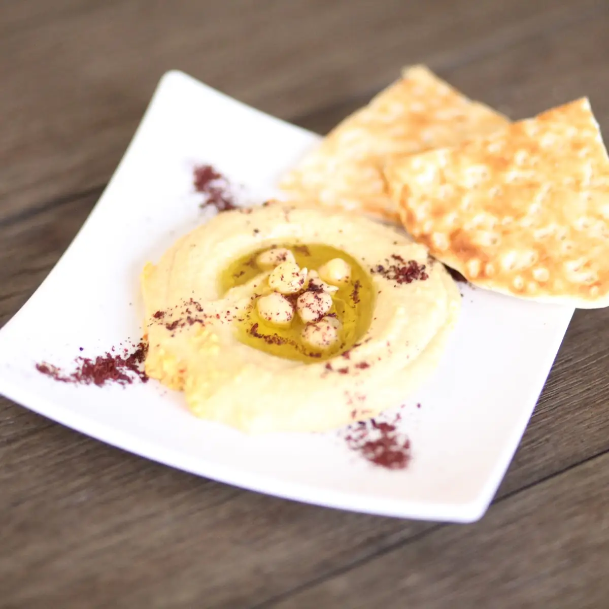 Hummus with Naan