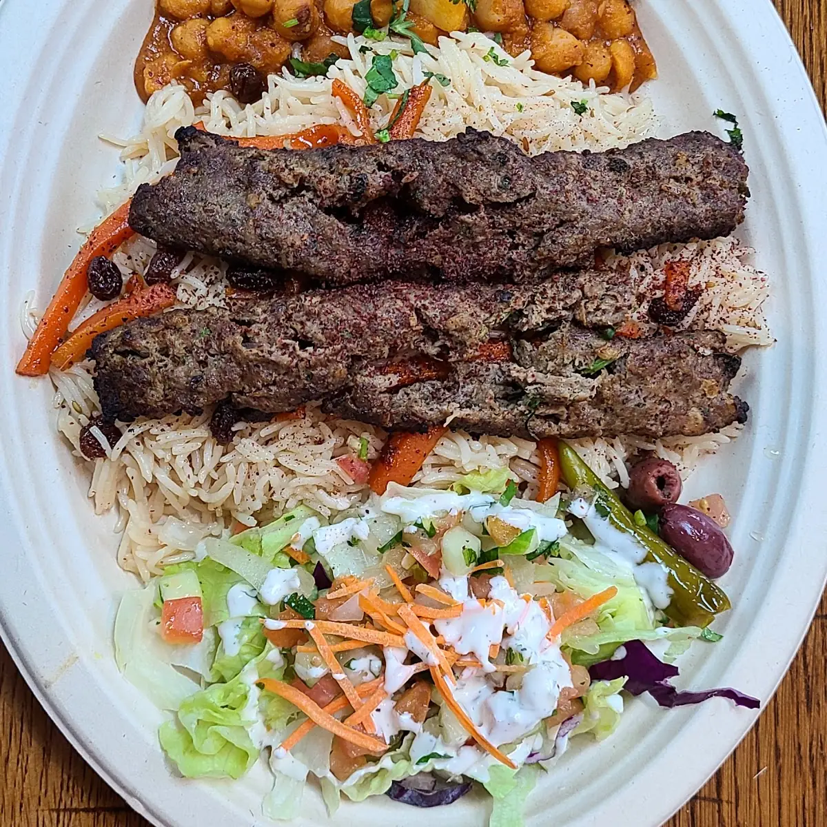 Kofta Kabob Plate