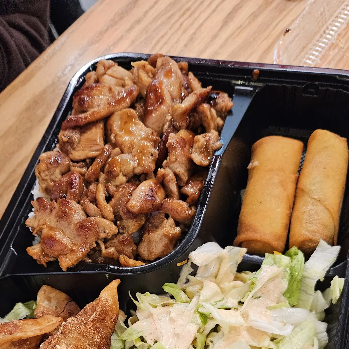 Chicken and Beef Teriyaki Bento Box