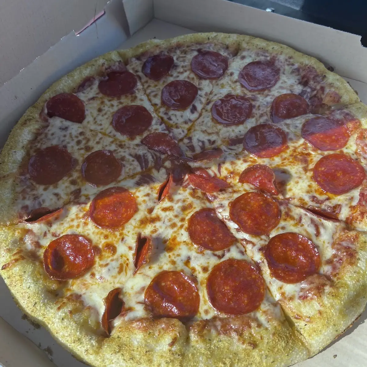 Pepperoni Stuffed Crust Pizza