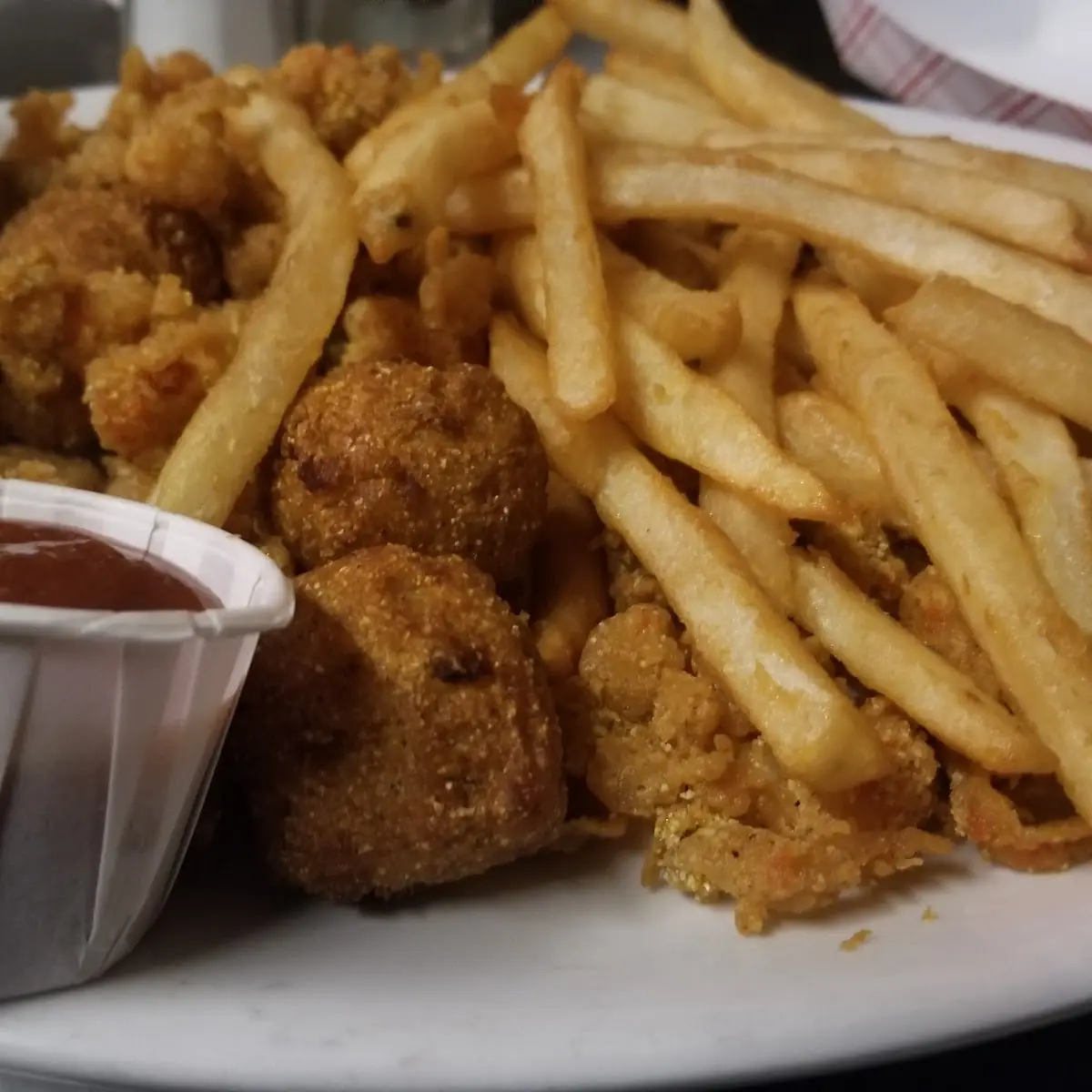 Fried Crawfish and Fries