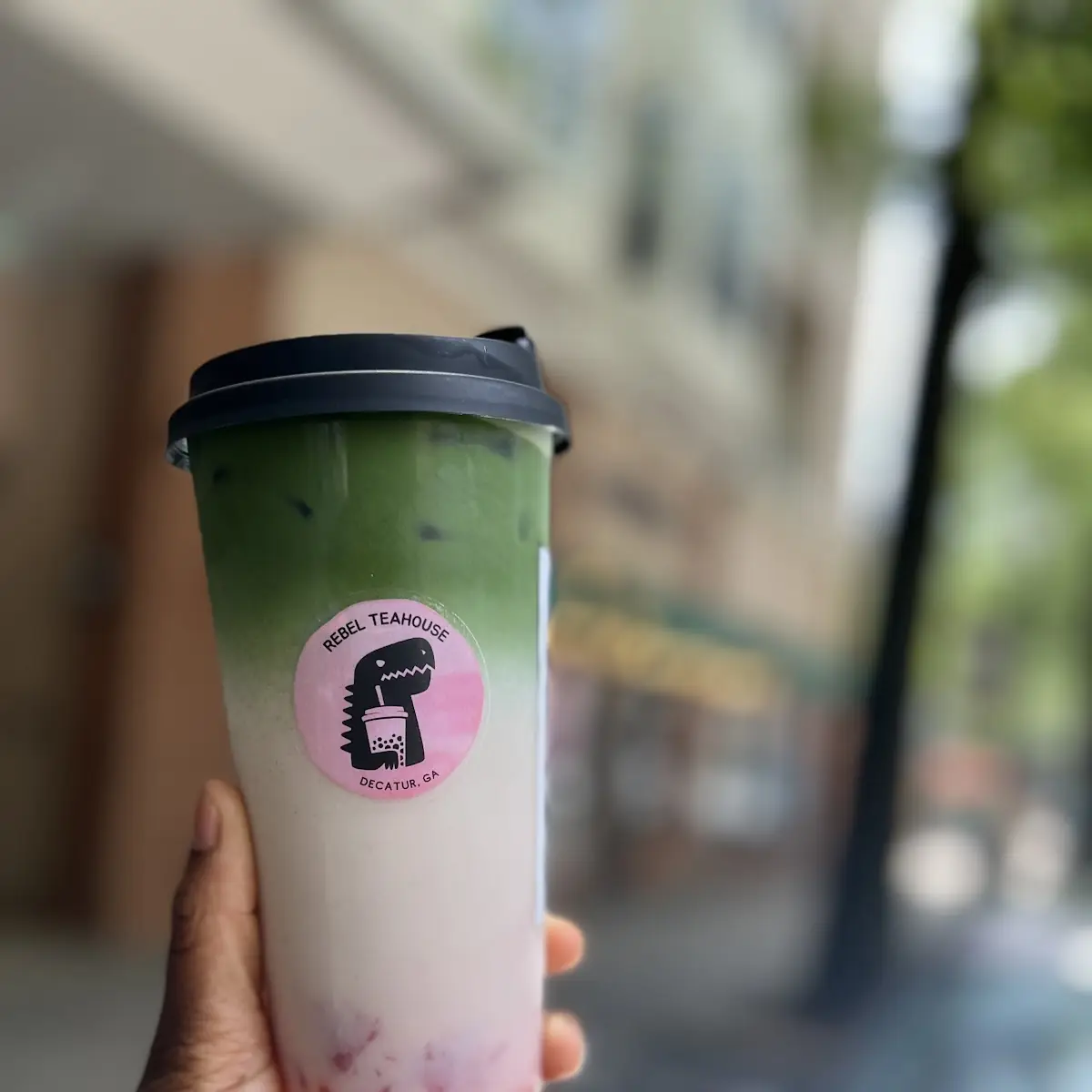 Matcha Milk and Fruit Tea