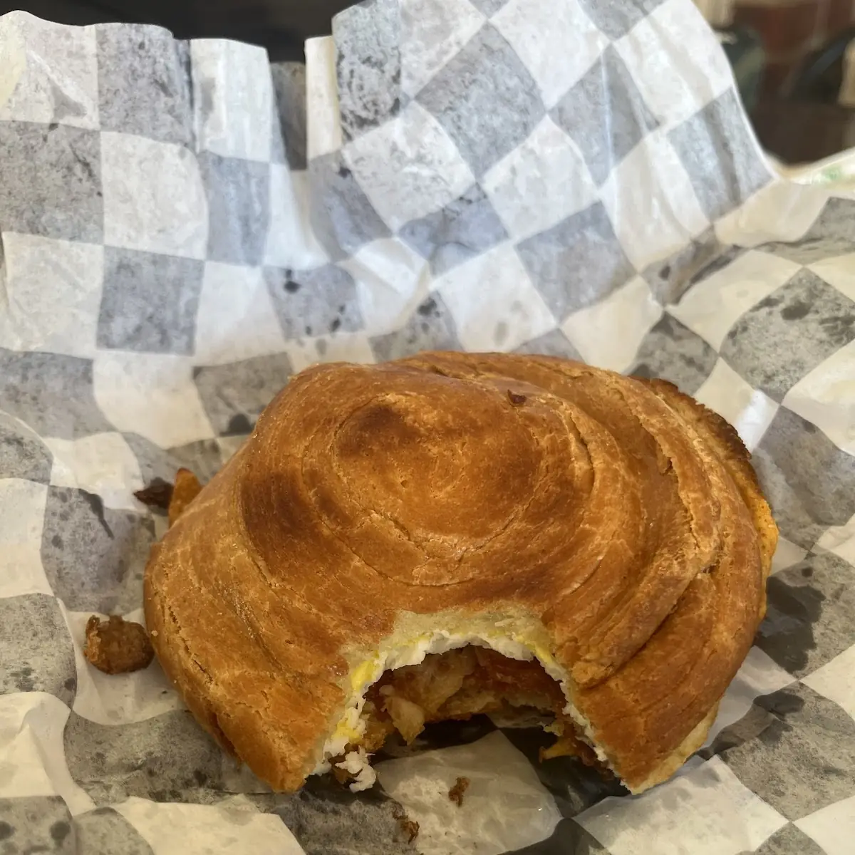 Bacon Egg and Cheese Breakfast Sandwich