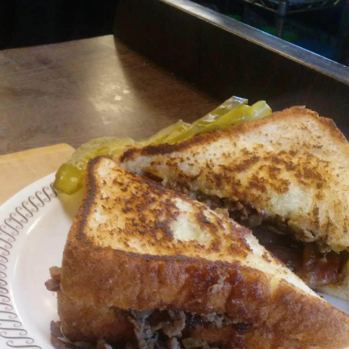 Texas Bacon Cheesesteak Sandwich