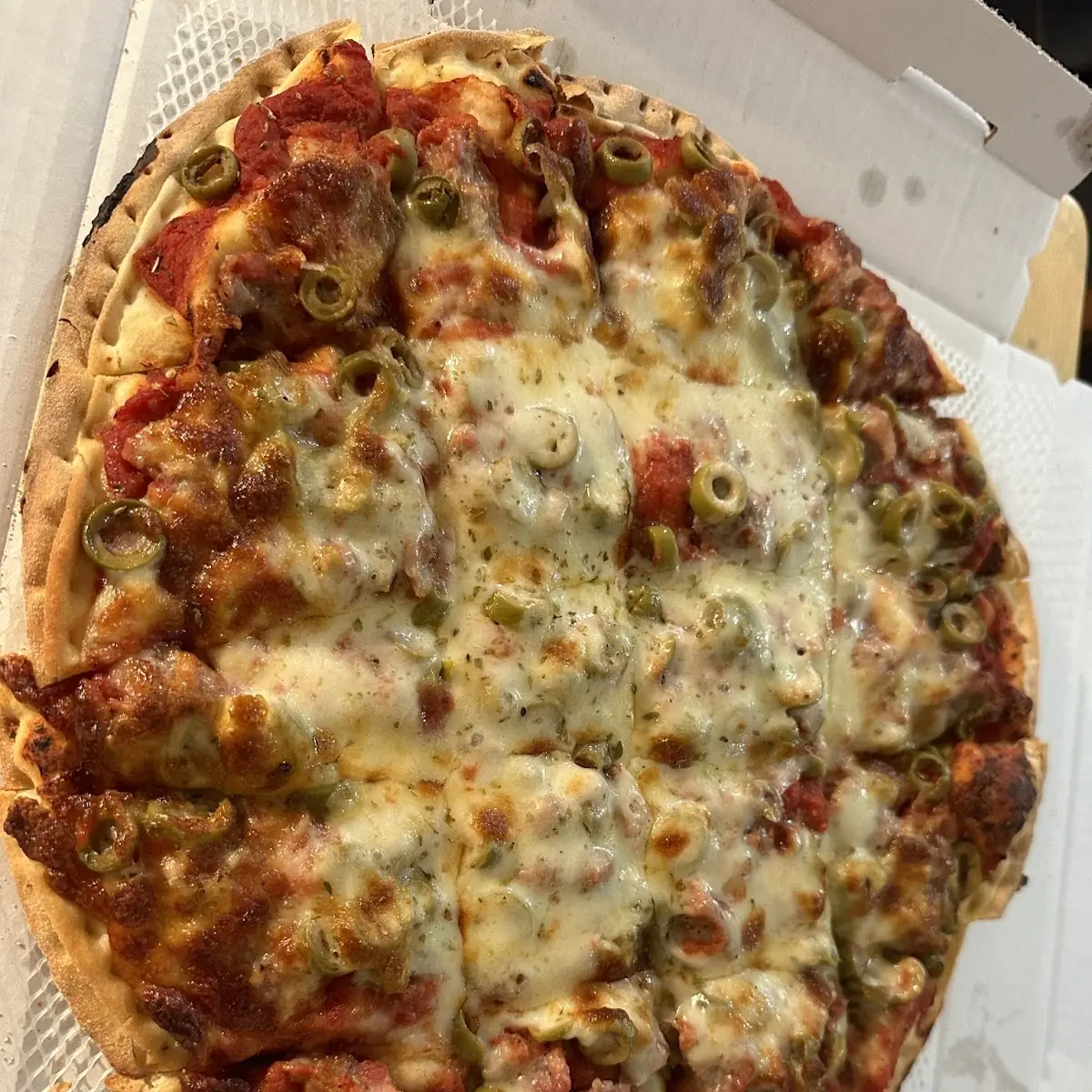 Italian Beef Thin Crust Pizza