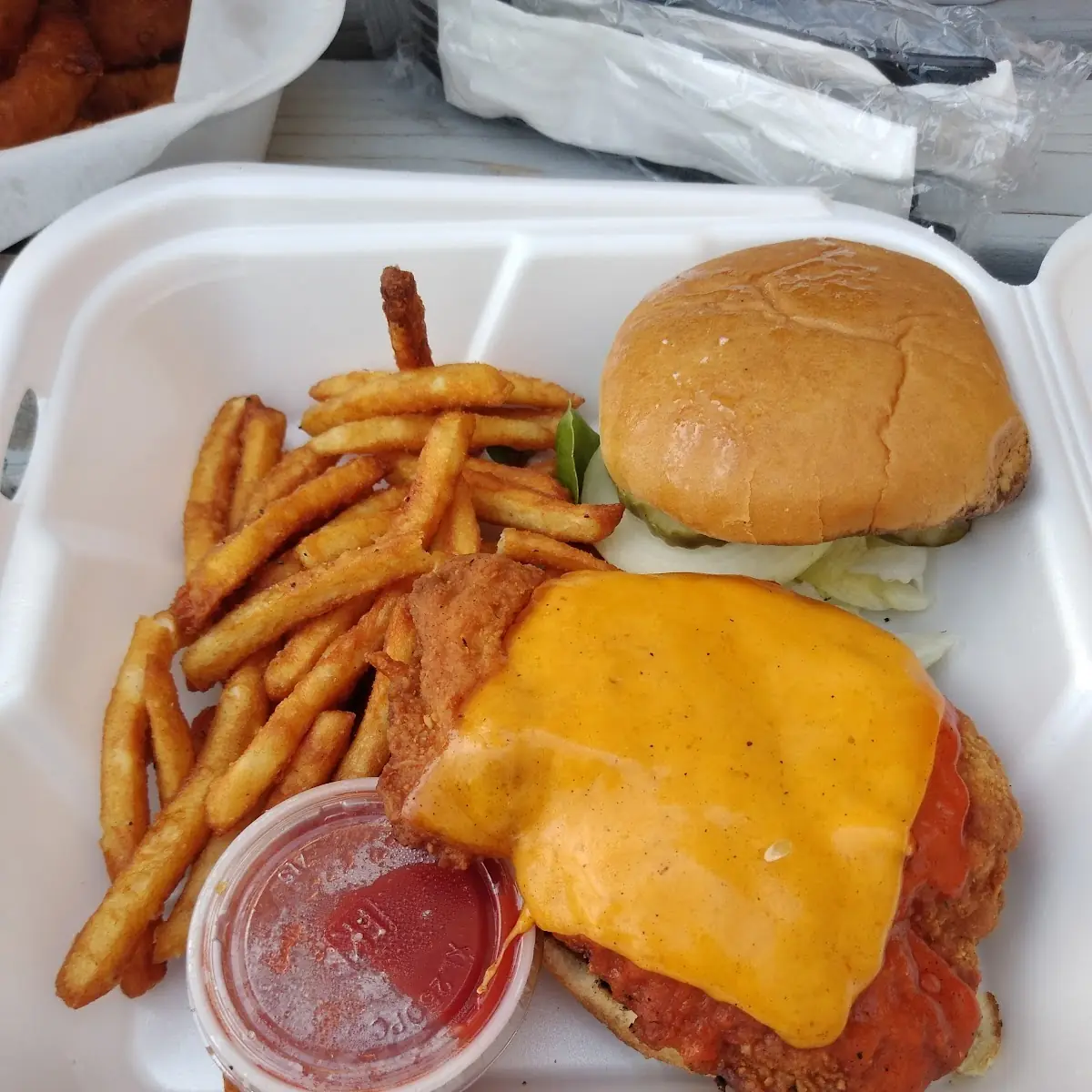 Buffalo Cheddar Sandwich