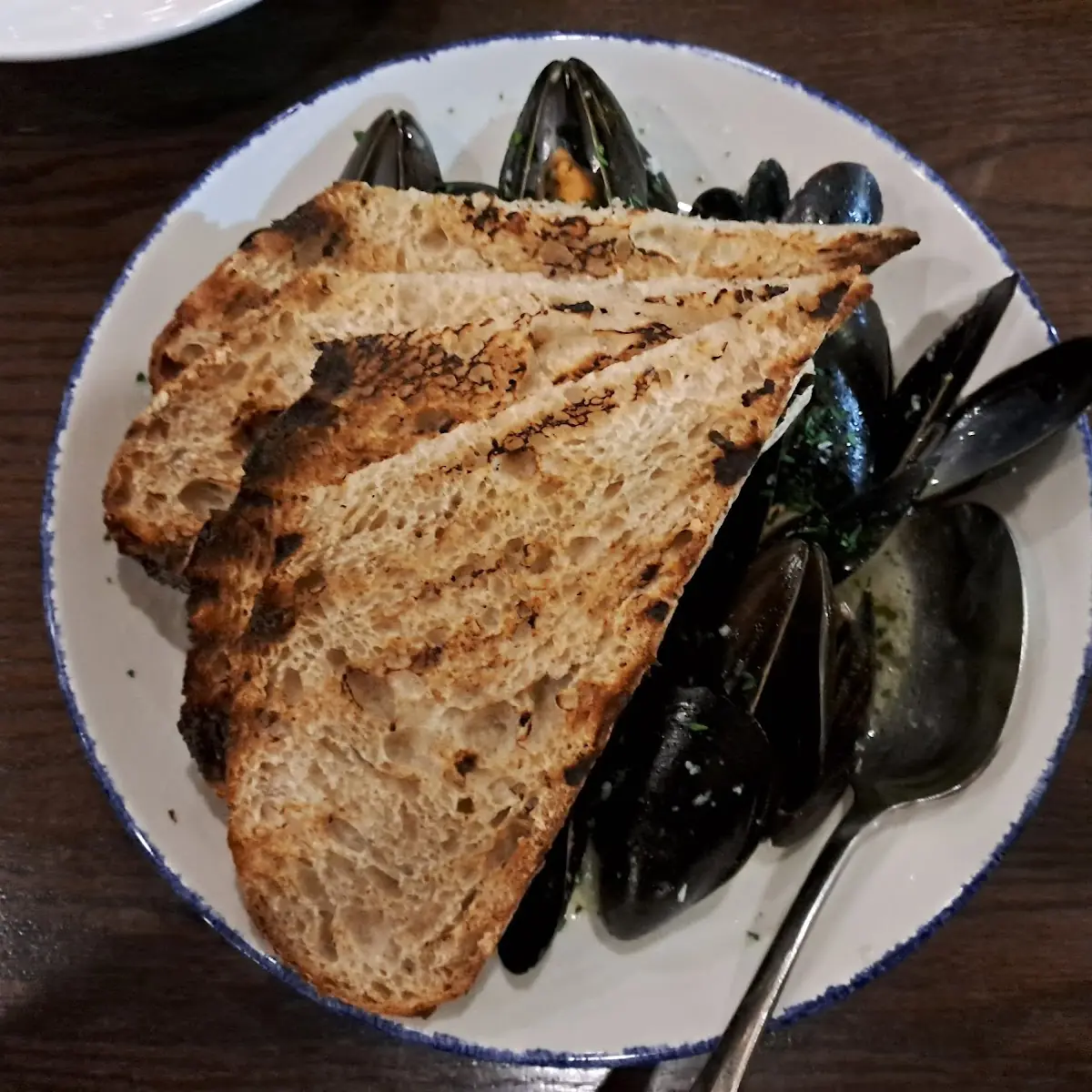 Vin Blanc Bar Harbor Maine Mussels