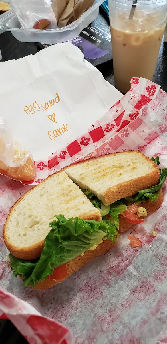 Egg Salad Sandwich on Rye
